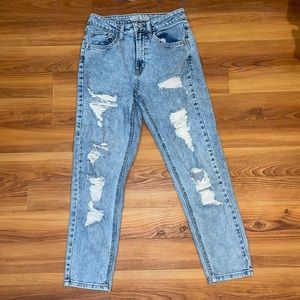 Wild Fable Distressed Mom Jeans Size 2